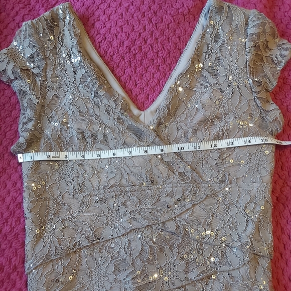 EUC Lace and Sequin Dress - Picture 7 of 9